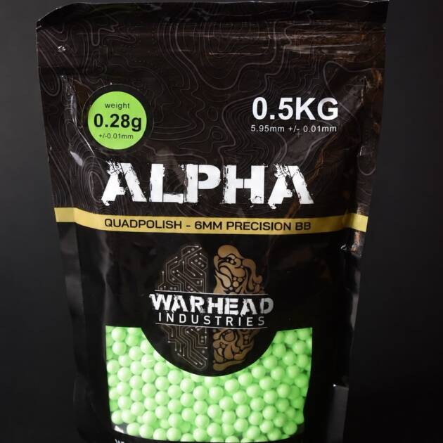 Alpha Tracer BB's 0.28g, 0.5KG bag - Warhead Industries