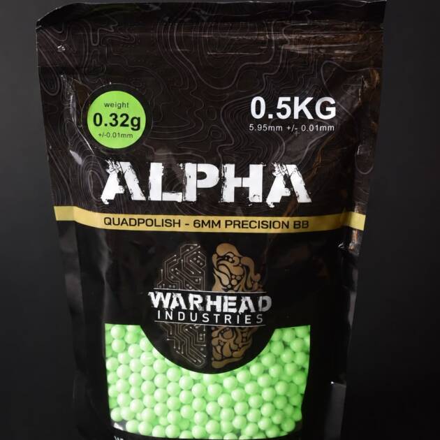 Alpha Tracer BB's 0.32g, 0.5KG bag - Warhead Industries